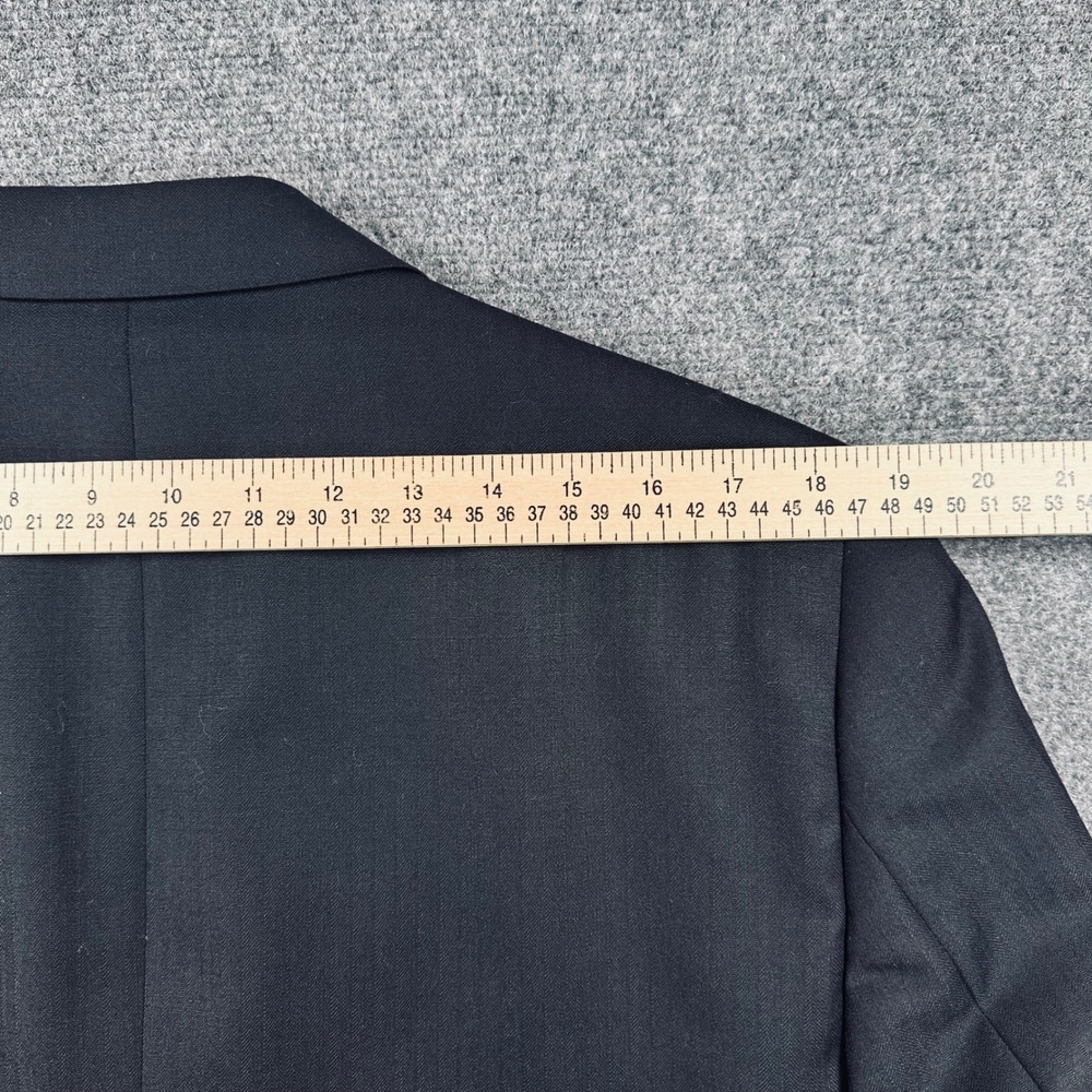 Jack Victor 42S Black Valentino CT 100% Wool Blazer Jacket Sport Coat Preppy - Picture 12 of 14